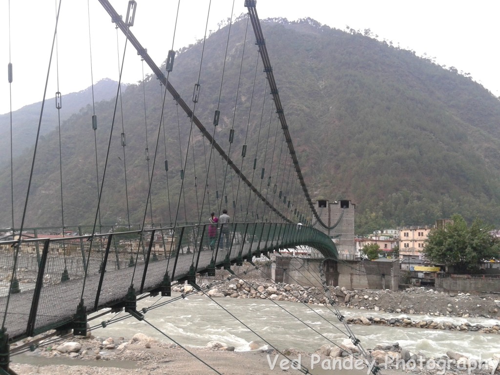 Suspended Bridge over Bhagirathi in Uttarkashi