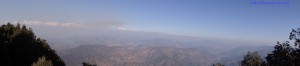 Panoramic View of the Himalayas from the Zero Point